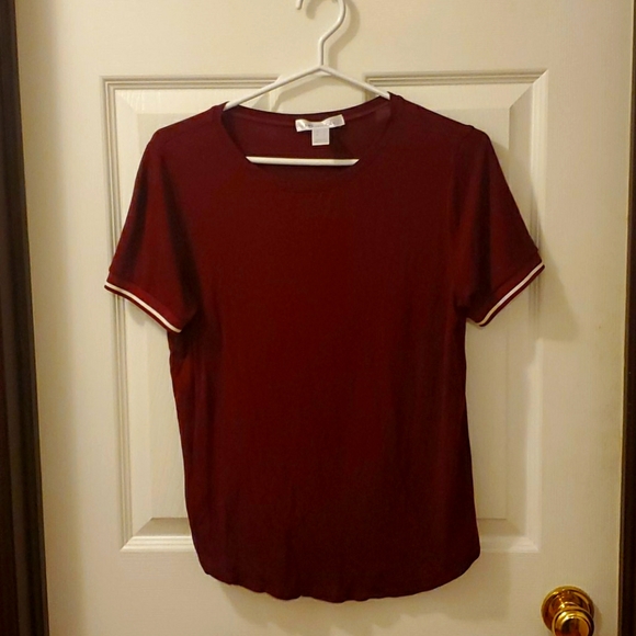 Burgundy Short Sleeve T-Shirt - Picture 1 of 1